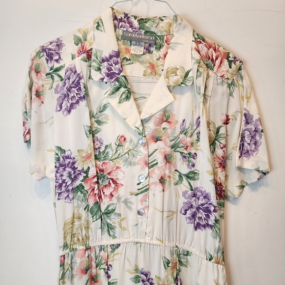 Floral Print Women's Dress Vintage NEW Size 8 - Picture 2 of 9